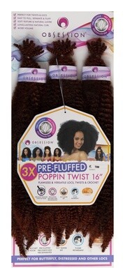 Obsession Bulk 3X Pre Fluffed Poppin Twist  20”