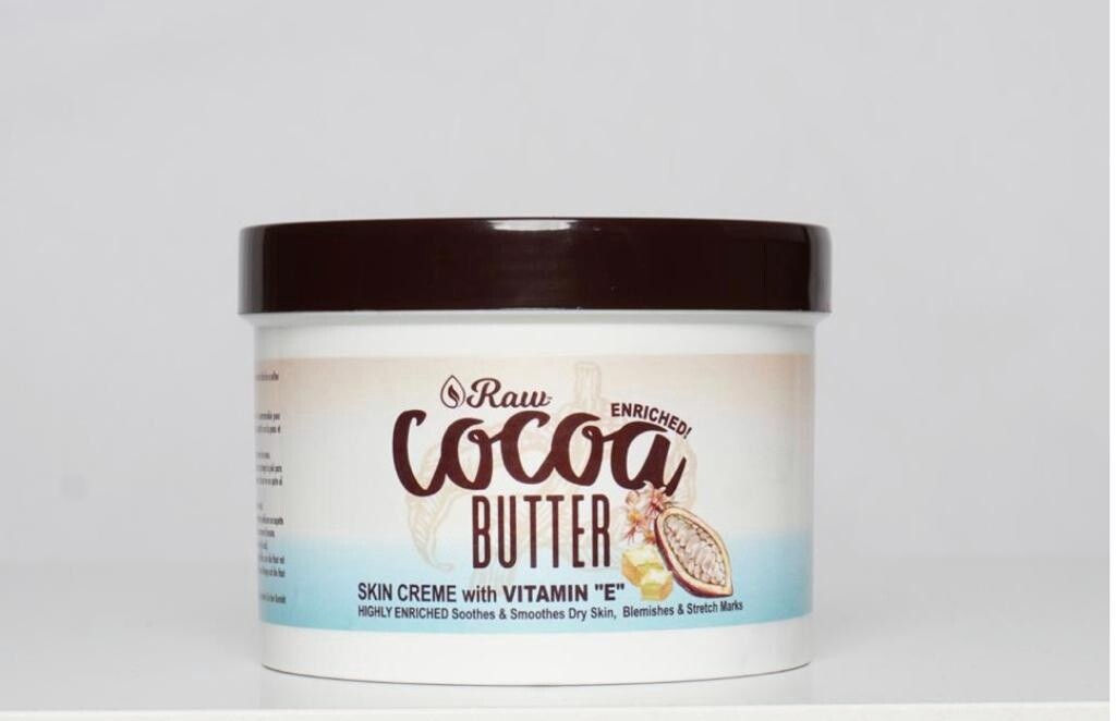 Raw cocoa Butter Skin crème with vitamins E