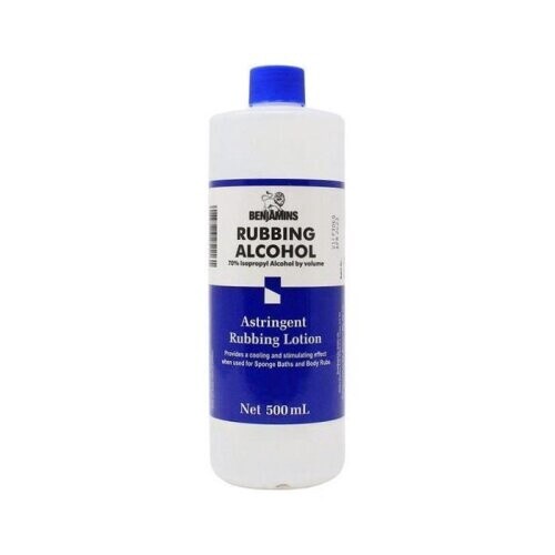 Benjamins White Rubbing Alcohol 500ml