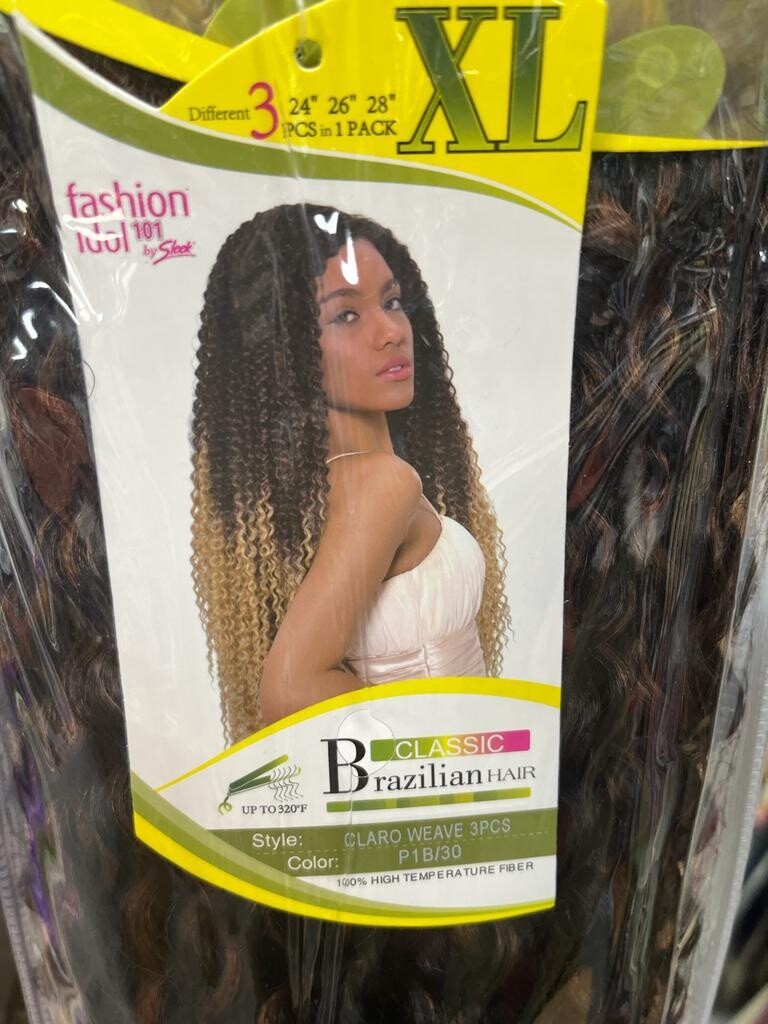 Classic Brazilian Hair Claro Weave 3PCS 24” 26” 28”
