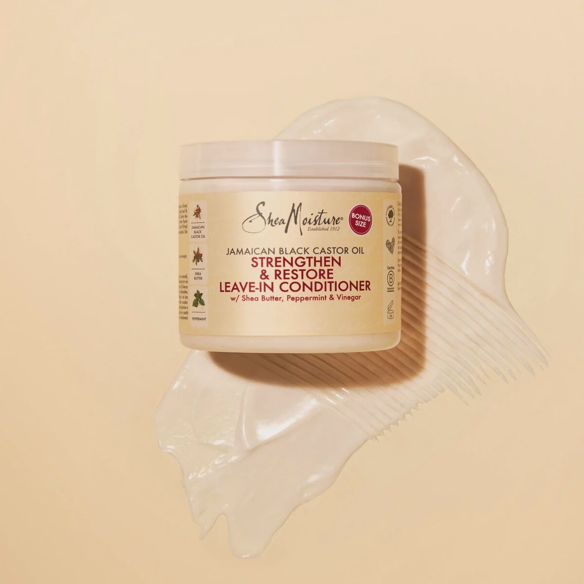Shea Moisture Jamaican Black Castor Oil Strengthen and Restore Leave-In Conditioner 11oz
