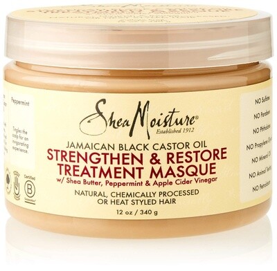 Shea Moisture Jamaican Black Castor Oil Strengthen and Restore  Treatment Masque 355ml
