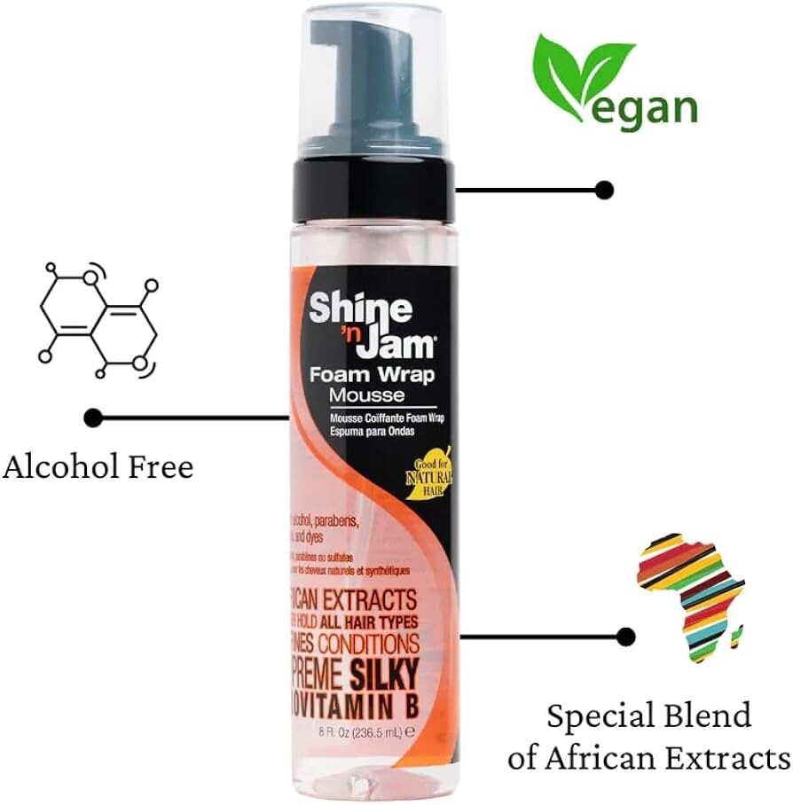 Shine ‘n Jam  Supreme Foam Wrap Mousse