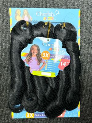 Cherish Junior: 3x Spiral French Curl 14”
