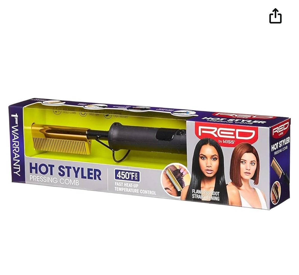 RED BY KISS Hot Styler Pressing Comb