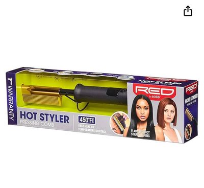 RED BY KISS Hot Styler Pressing Comb