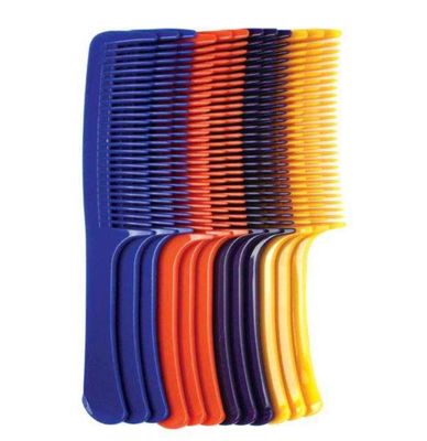 Annie Curved Teeth Bush Comb 9&quot; Bulk Asst Color