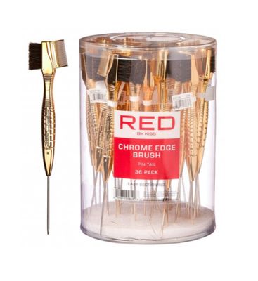 RED BY KISS Chrome  Edge Brush 3 in 1