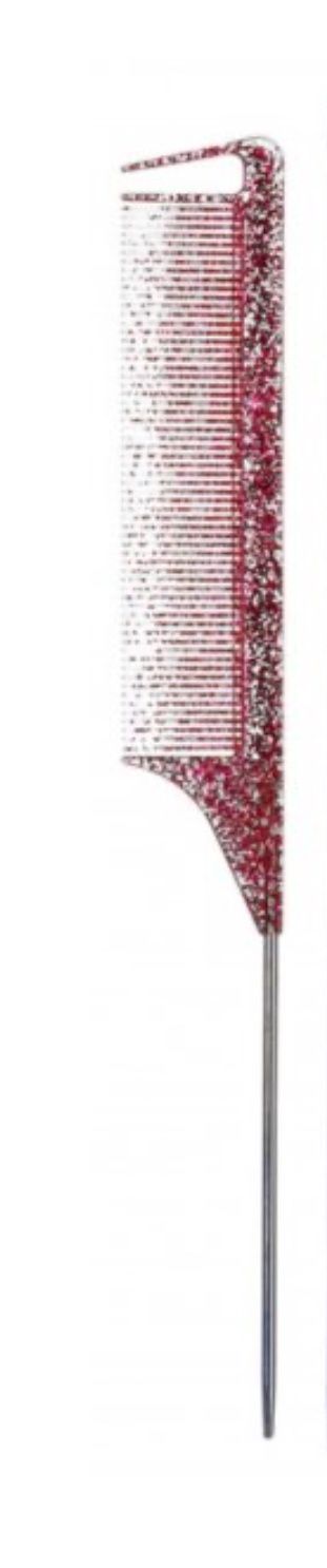 RED BY KISS Glitter Parting Pin Tail Comb