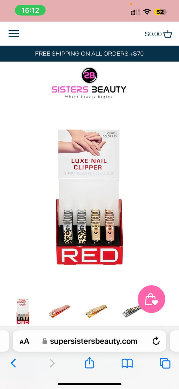 RED BY KISS Luxe Toe Nail Clipper