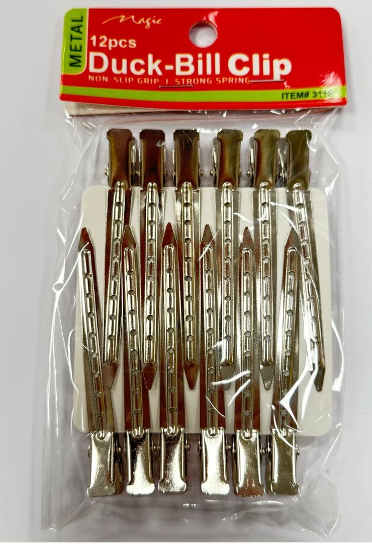 Bee Sales Magic Collection Metal DuckBill Clips