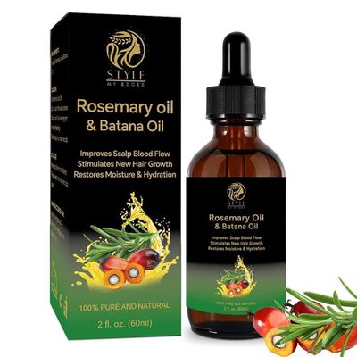 Style my edges Rosemary and Batana Oil