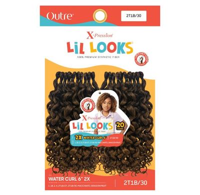 XPRESSION  LIL LOOKS: WATER CURL 6”