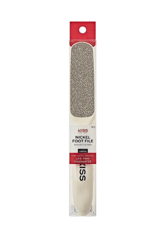 RED BY KISS NICKEL FOOT FILE