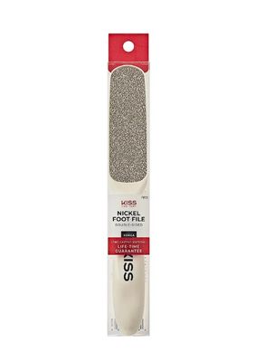 RED BY KISS NICKEL FOOT FILE