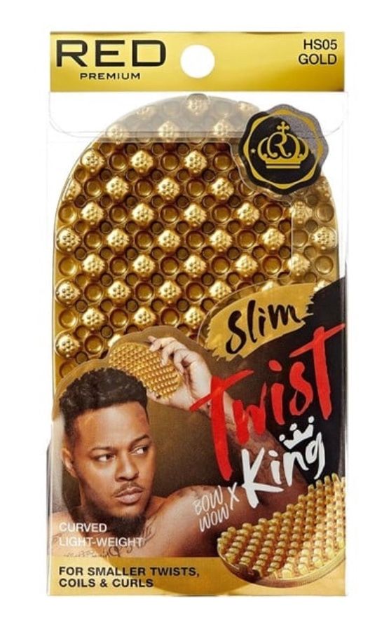 RED PREMIUM BOW WOW TWIST KING: SLIM GOLD DENSE HS05