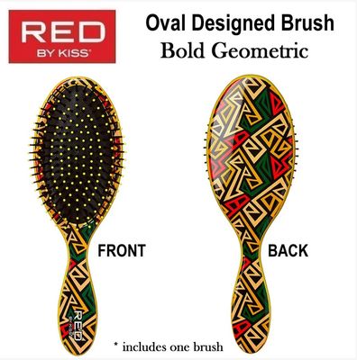 RED DESIGN BRUSH: OVAL RED DESIGN BRUSH: OVAL
