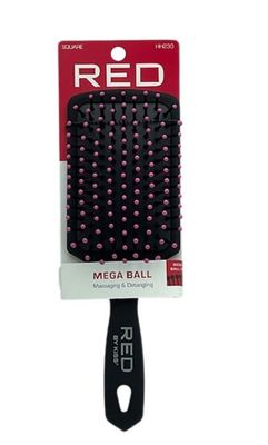 RED MEGA BALL SQUARE: MASSAGING AND DETANGLING HH230 RED MEGA BALL SQUARE: MASSAGING AND DETANGLING HH230