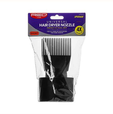Red by KISS Universal Hair Dryer Nozzel: Short Comb Red by KISS Universal Hair Dryer Nozzel: Short Comb