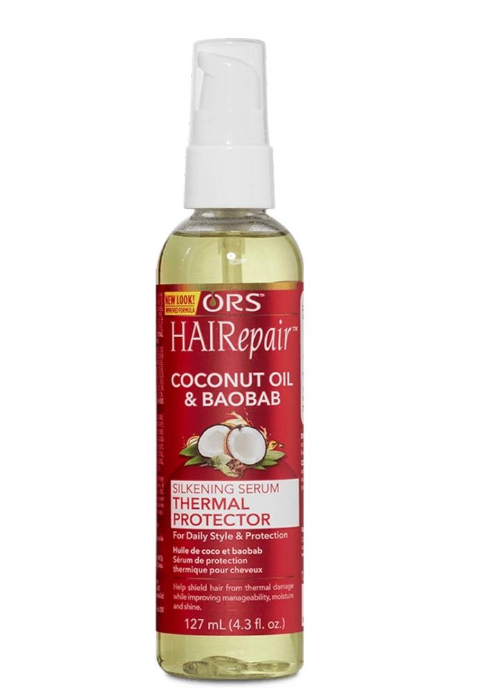 ORS HAIREPAIR COCONUT OIL &amp; BAOBAB SIKENING SERUM THERMAL PROTECTOR