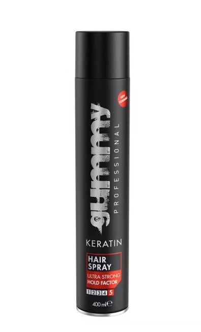 GUMMY KERATIN HAIR SPRAY ULTRA STRONG HOLD FACTOR  400ML