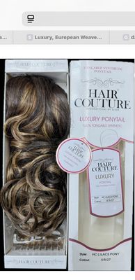 Synthetics Hair Couture Lilacs Ponytail