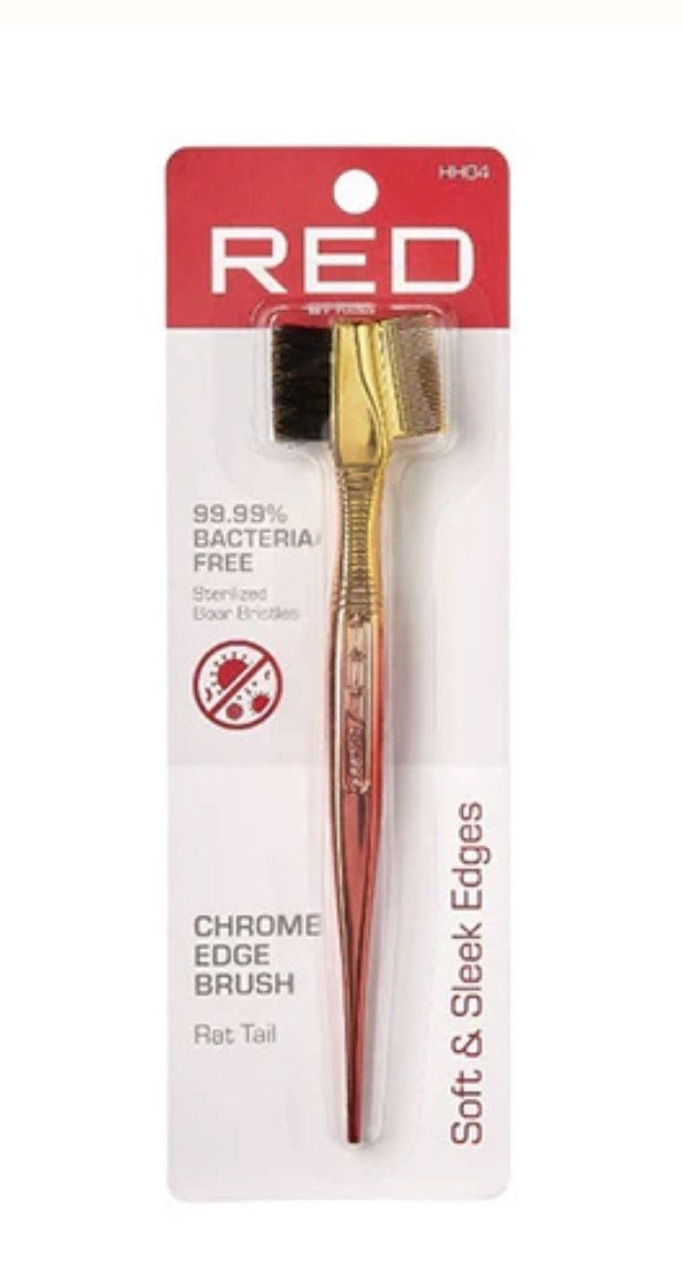 RED EDGE BRUSH OMBRE CHROME: RAT TAIL