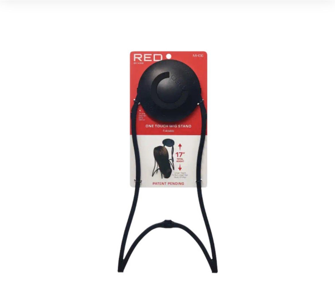 RED ONE TOUCH FOLDABLE WIG STAND