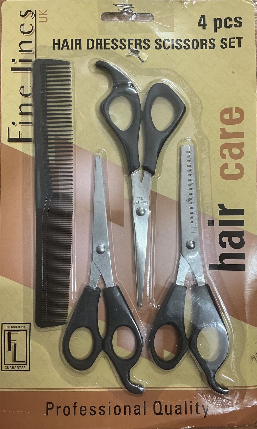 Hair Dresser Scissors Set 4 pcs