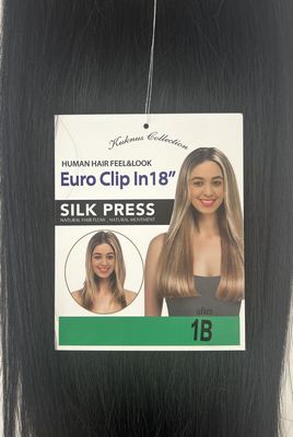 EURO CLIP IN 18”: SILK PRESS