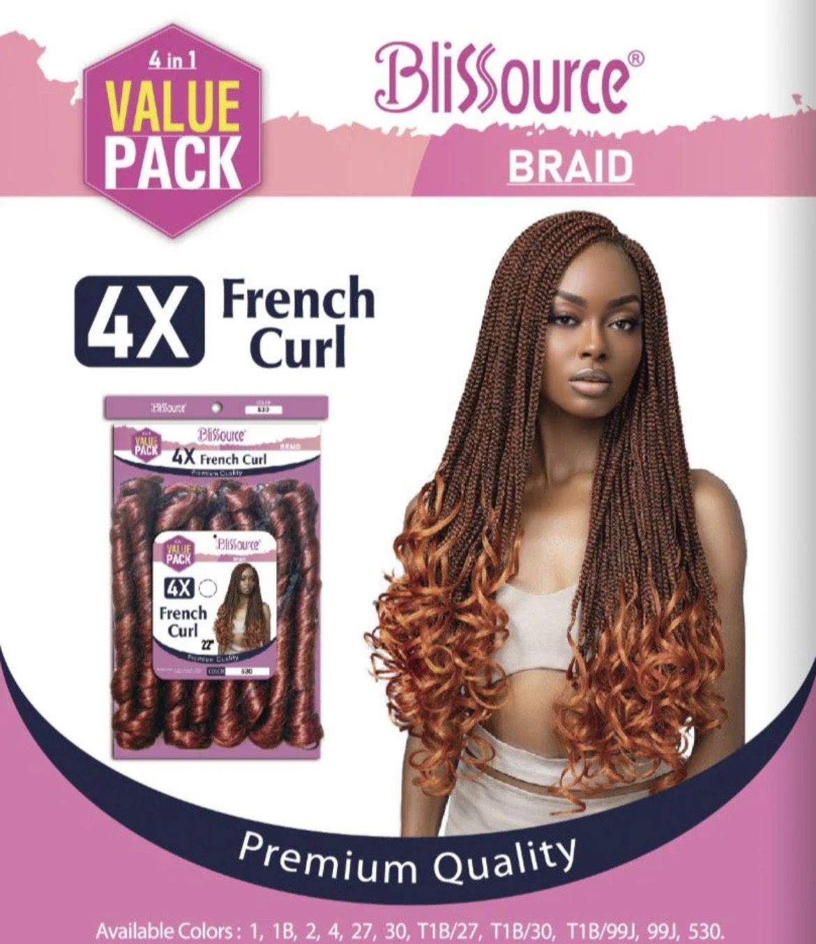 4X FRENCH CURL 22"