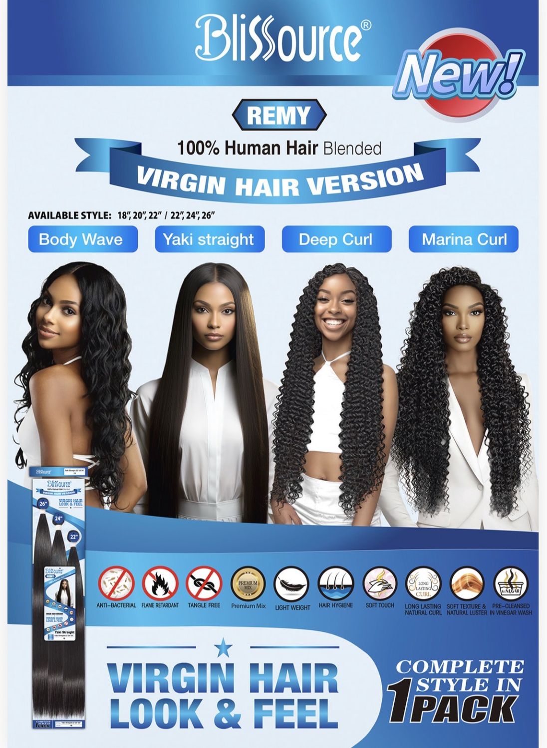 MULTI-PACK WEAVE BODY WAVE 22”24”26”