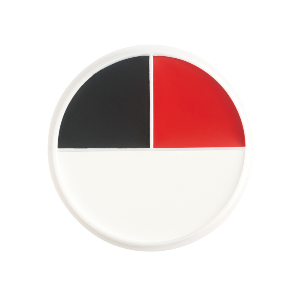 Ben Nye Red/White/Black Wheel