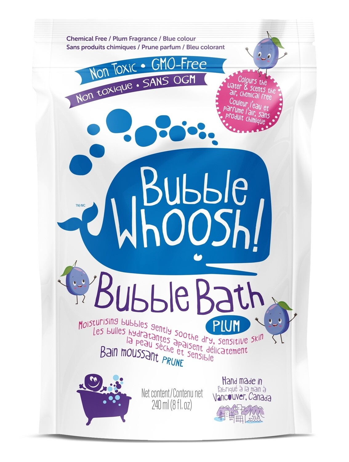 Loot Toy Co. - Plum Bubble Whoosh! Bubble Bath