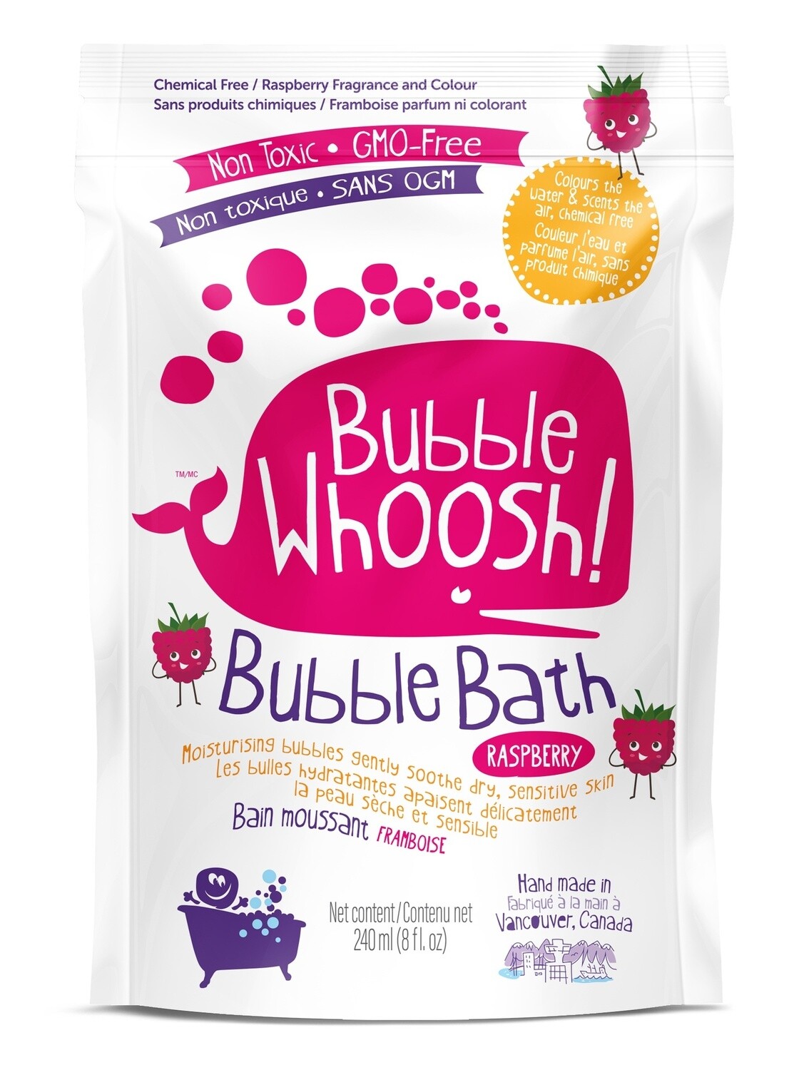 Loot Toy Co. - Raspberry Bubble Whoosh! Bubble Bath