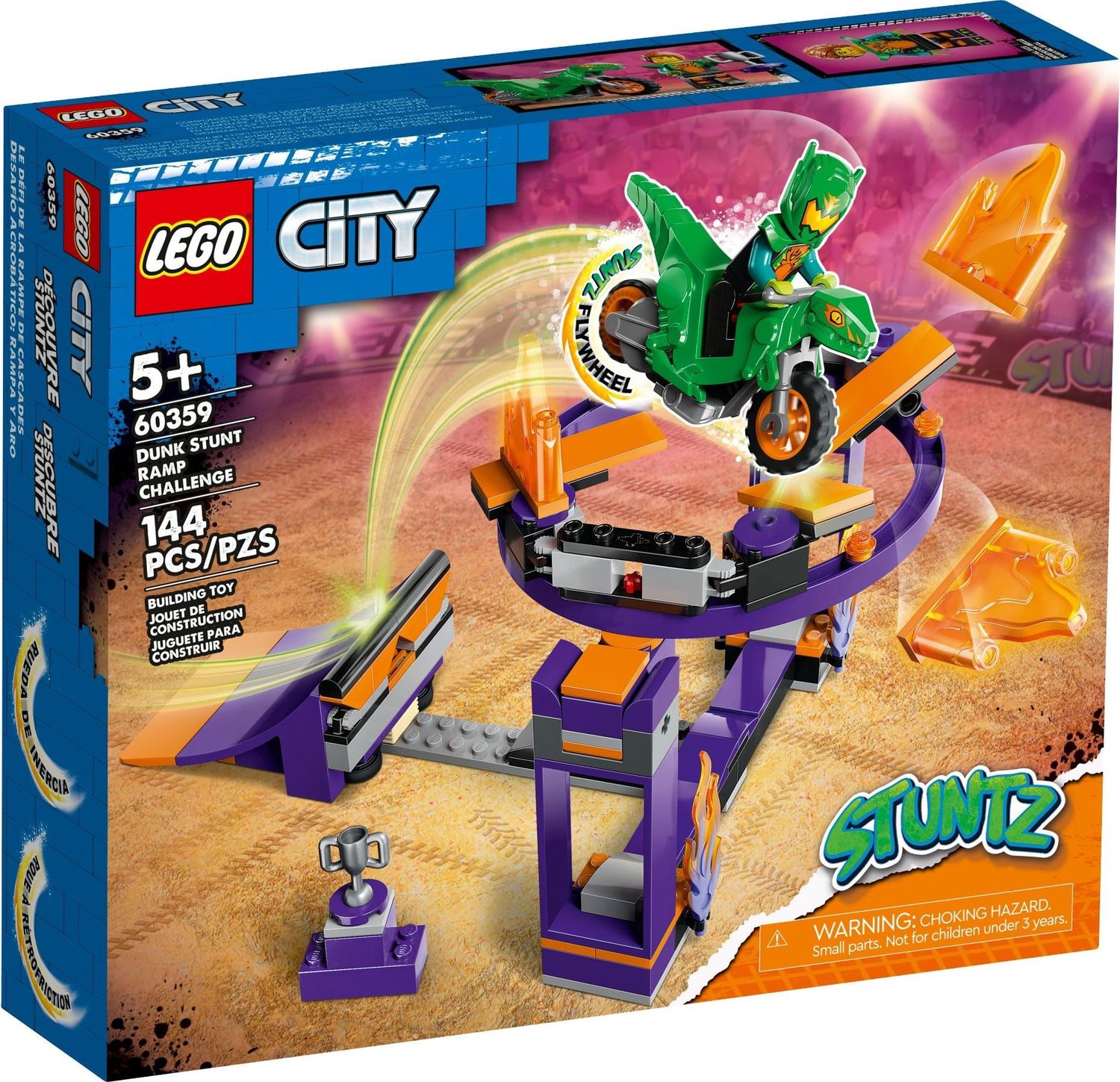 Lego City 60359 - Dunk Stunt Ramp Challenge