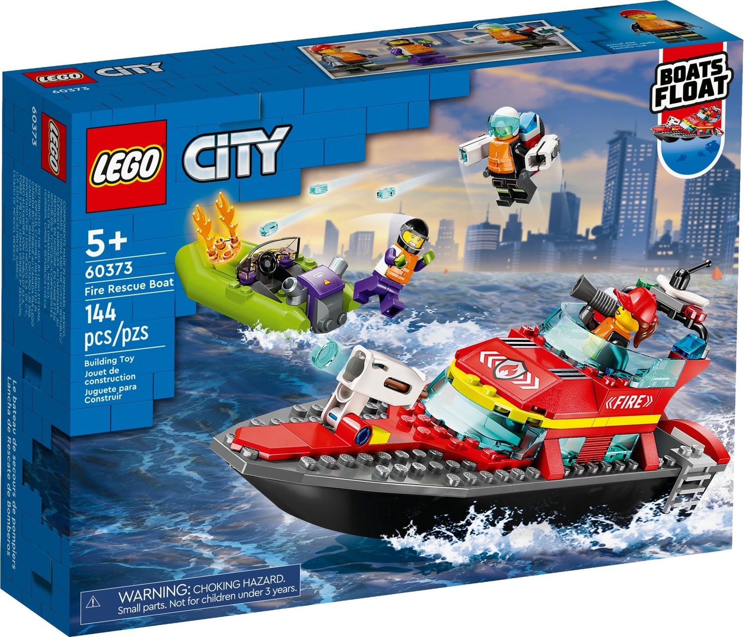 Lego City 60373 - Fire Rescue Boat