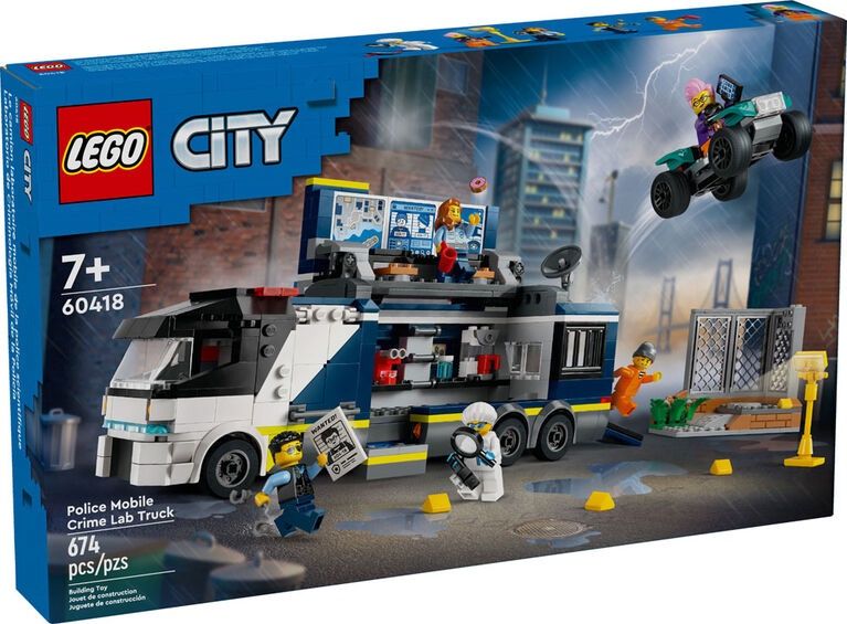 Lego City 60418 - Police Mobile Crime Lab Truck