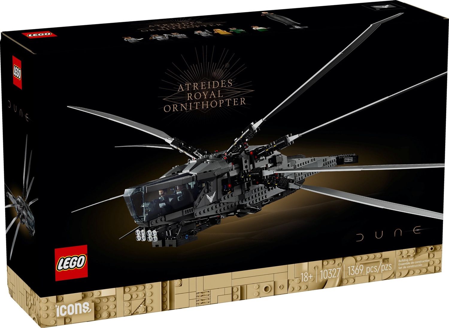 Lego Dune 10327 - Atreides Royal Ornithopter