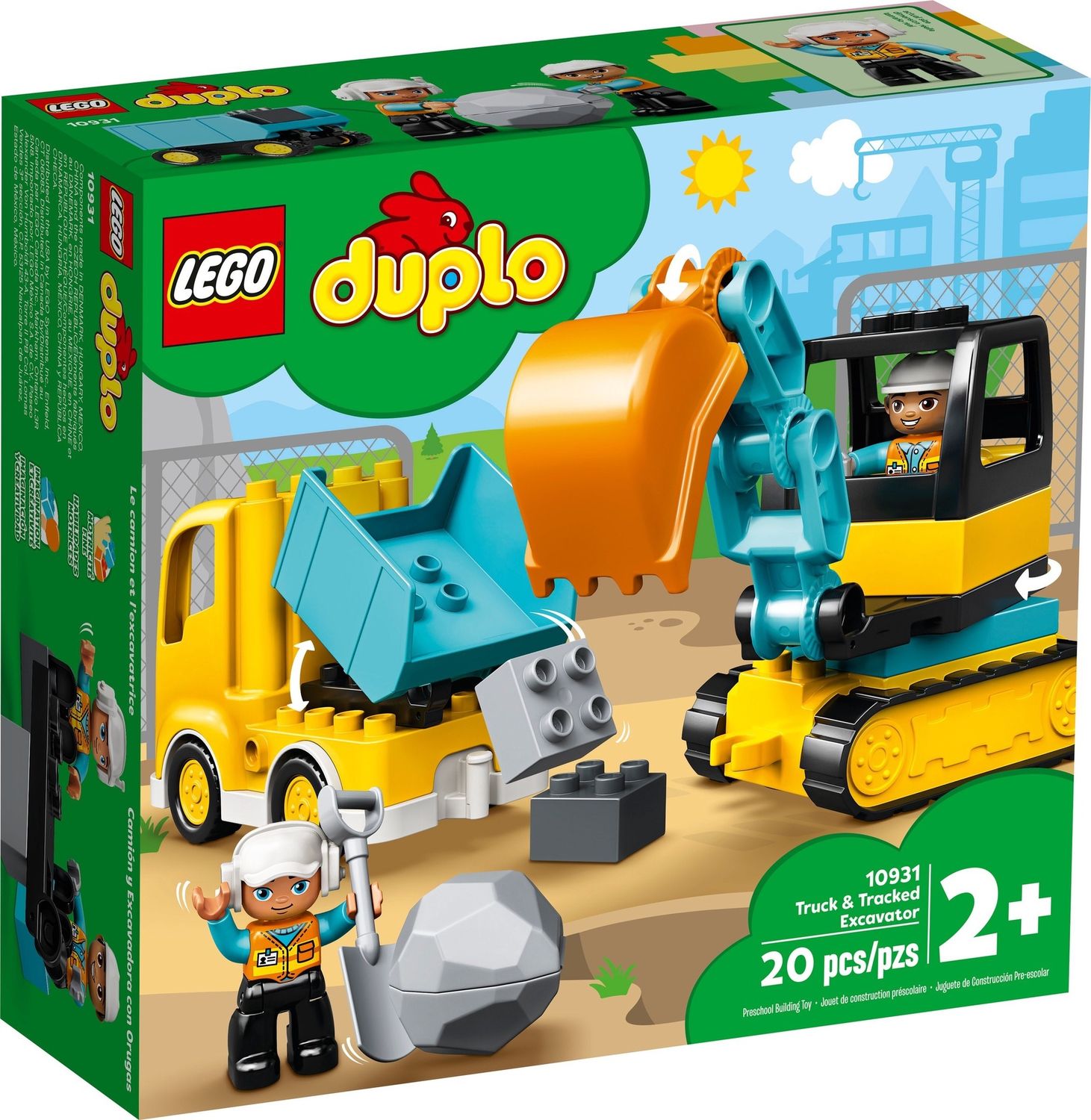 Lego Duplo 10931 - Truck &amp; Tracked Excavator
