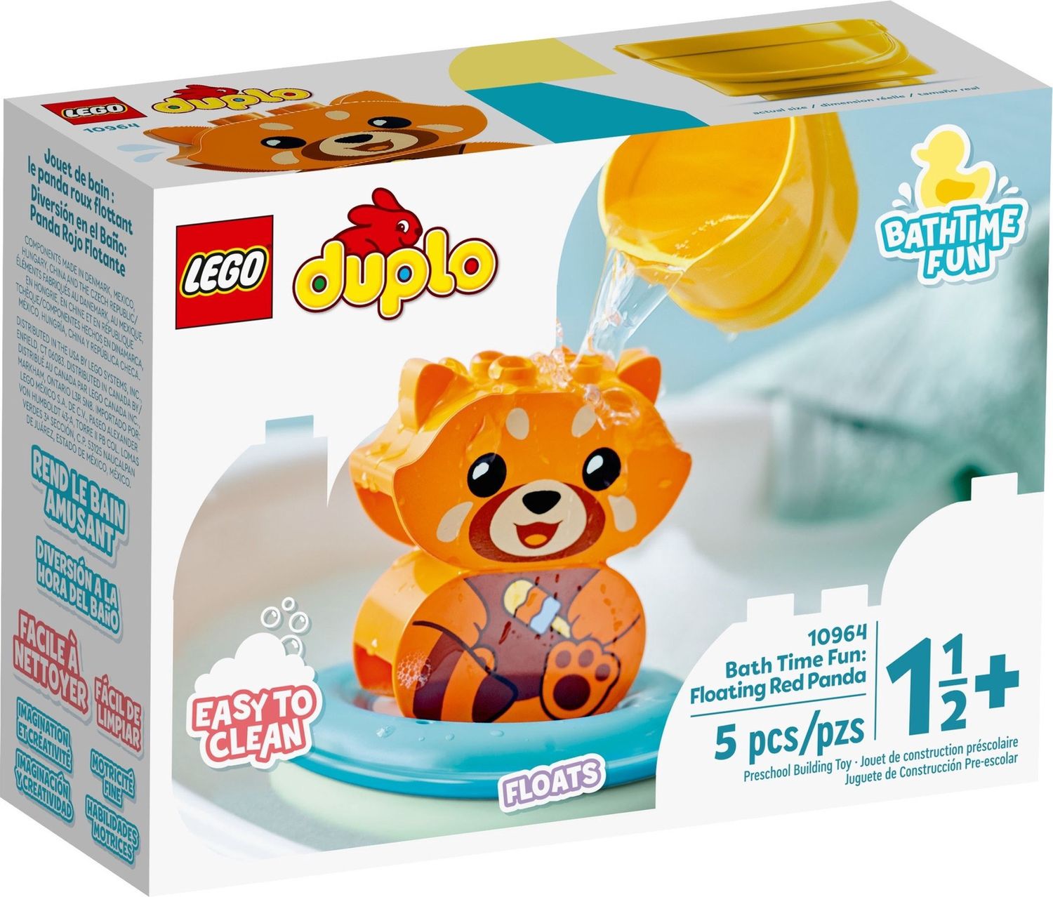 Lego Duplo 10964 - Bath Time Fun: Floating Red Panda