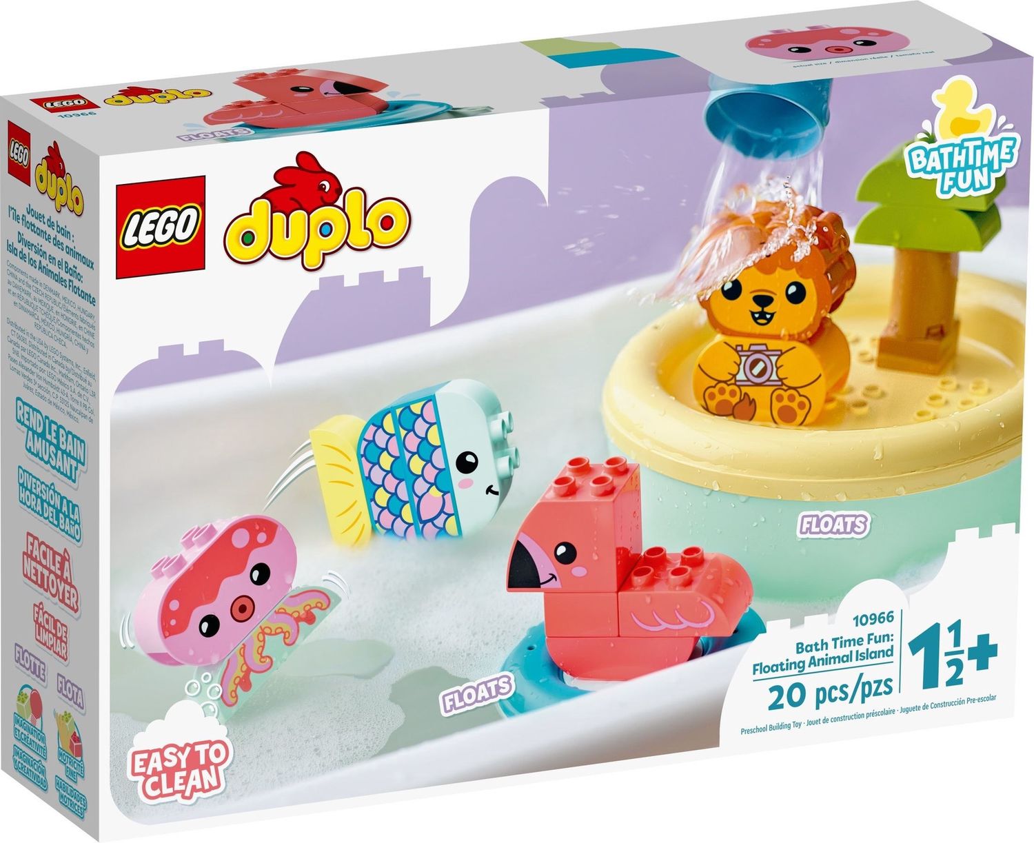 Lego Duplo 10966 - Bath Time Fun: Floating Animal Island