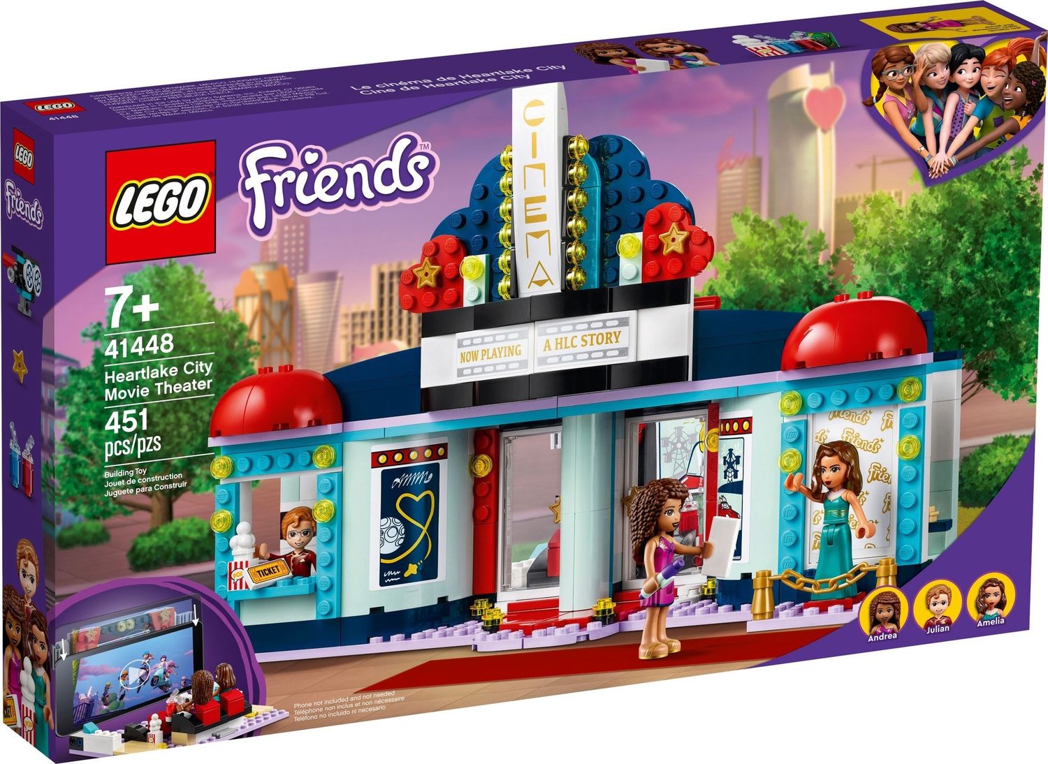 Lego Friends 41448 - Heartlake City Movie Theatre