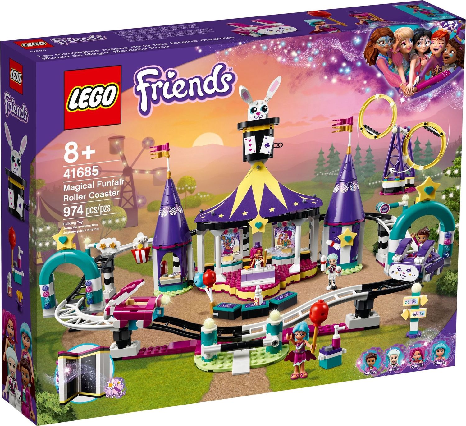 Lego Friends 41685 - Magical Funfair Roller Coaster