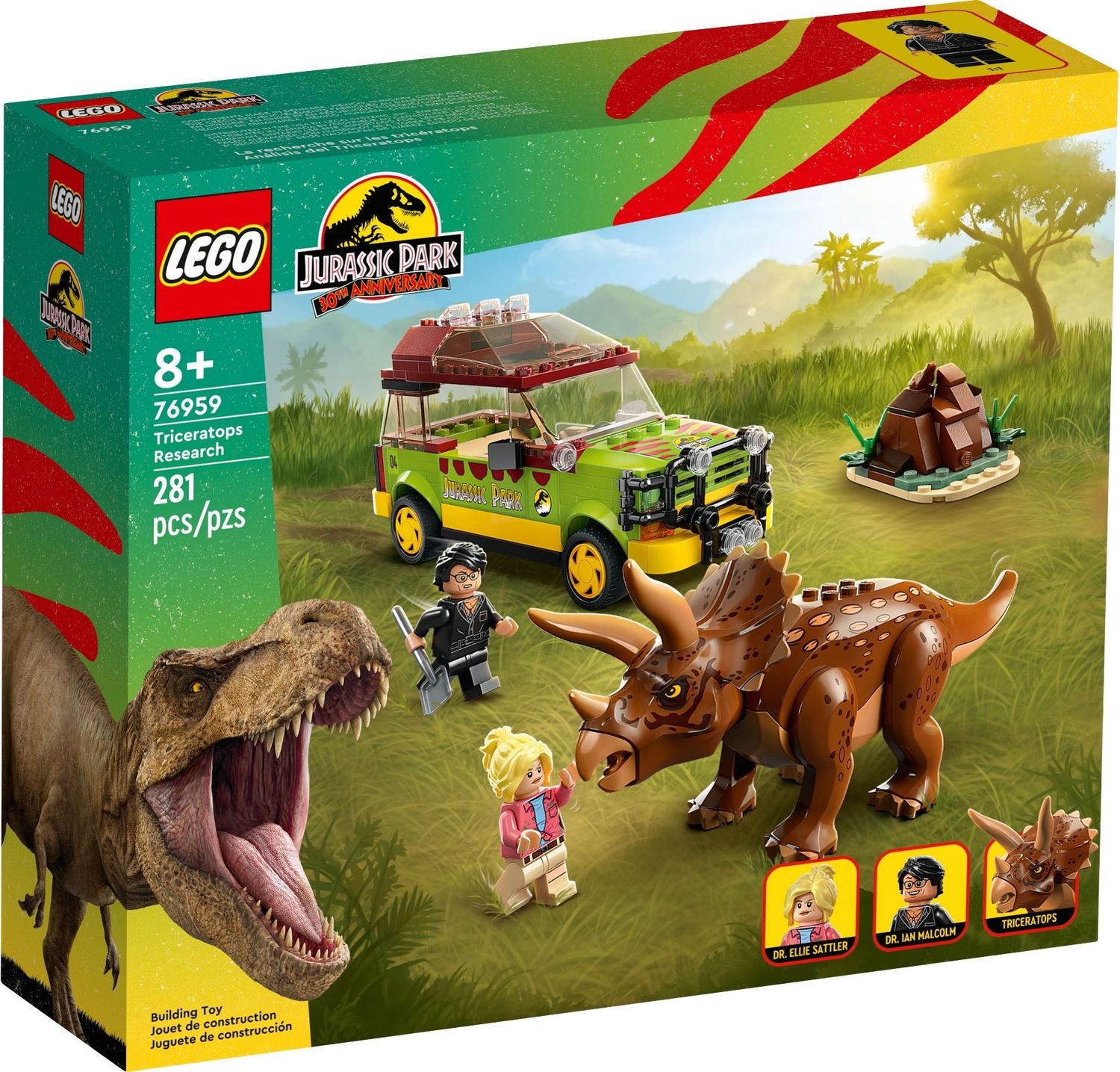 Lego Jurassic World 76959 - Triceratops Research
