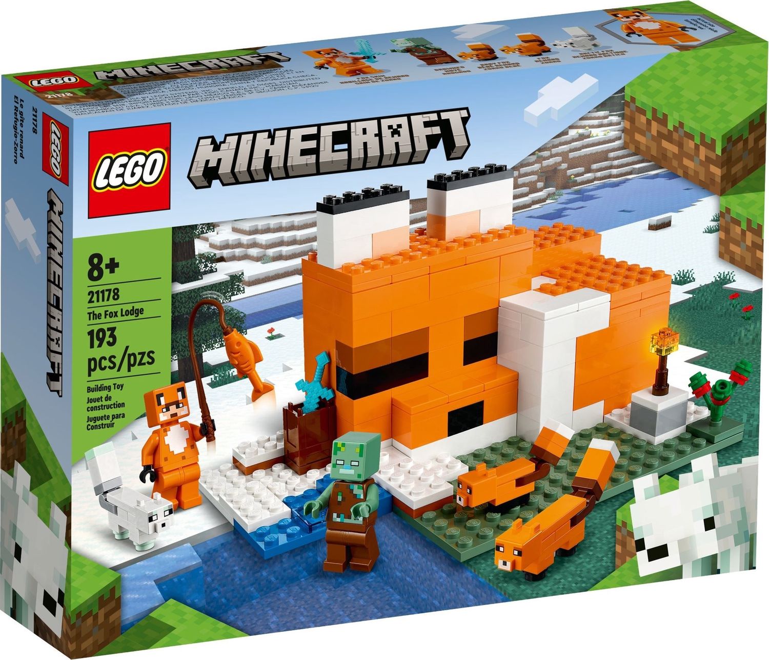 Lego Minecraft 21178 - The Fox Lodge