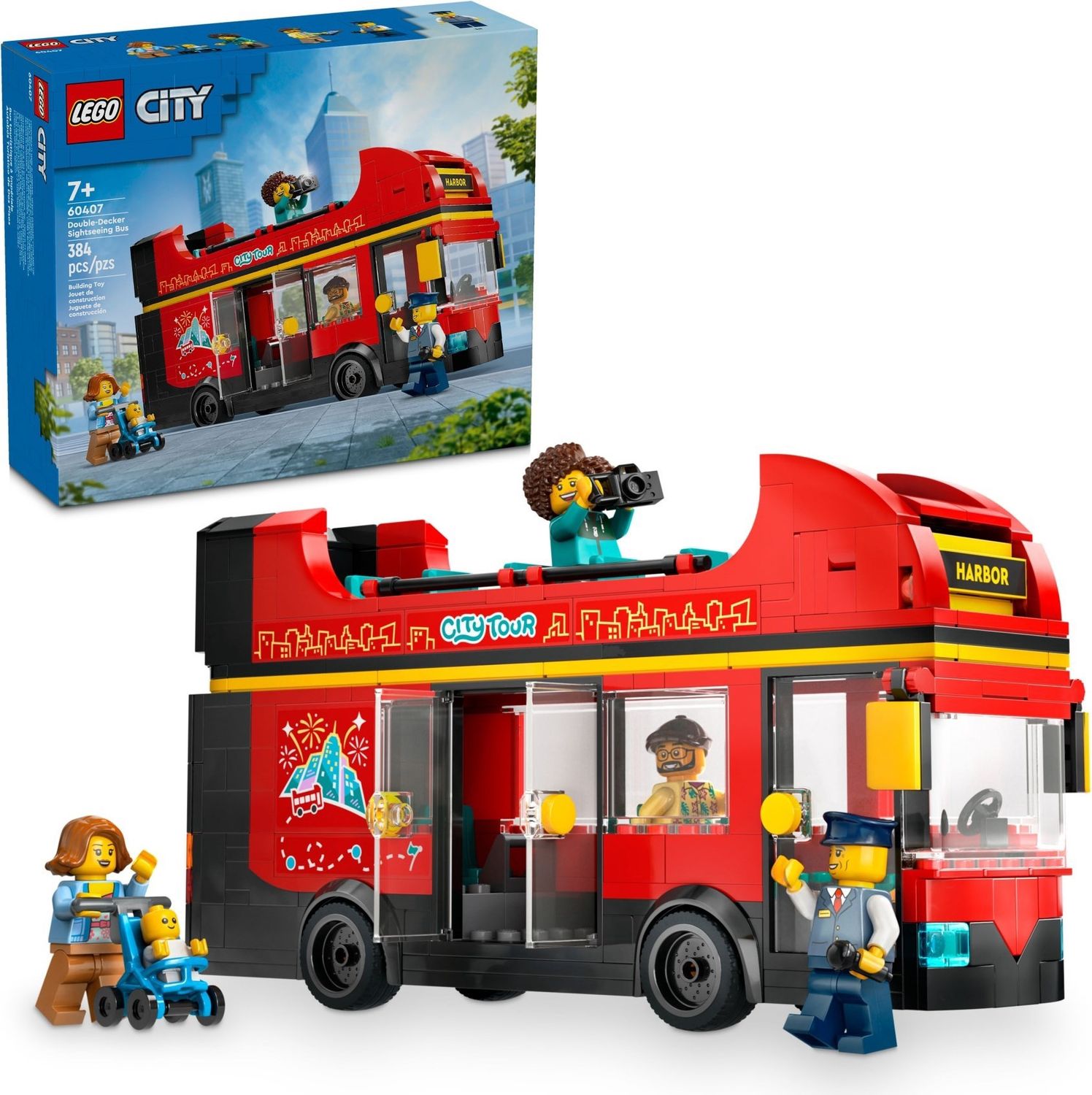 Lego City 60407 - Red Double-Decker Sightseeing Bus