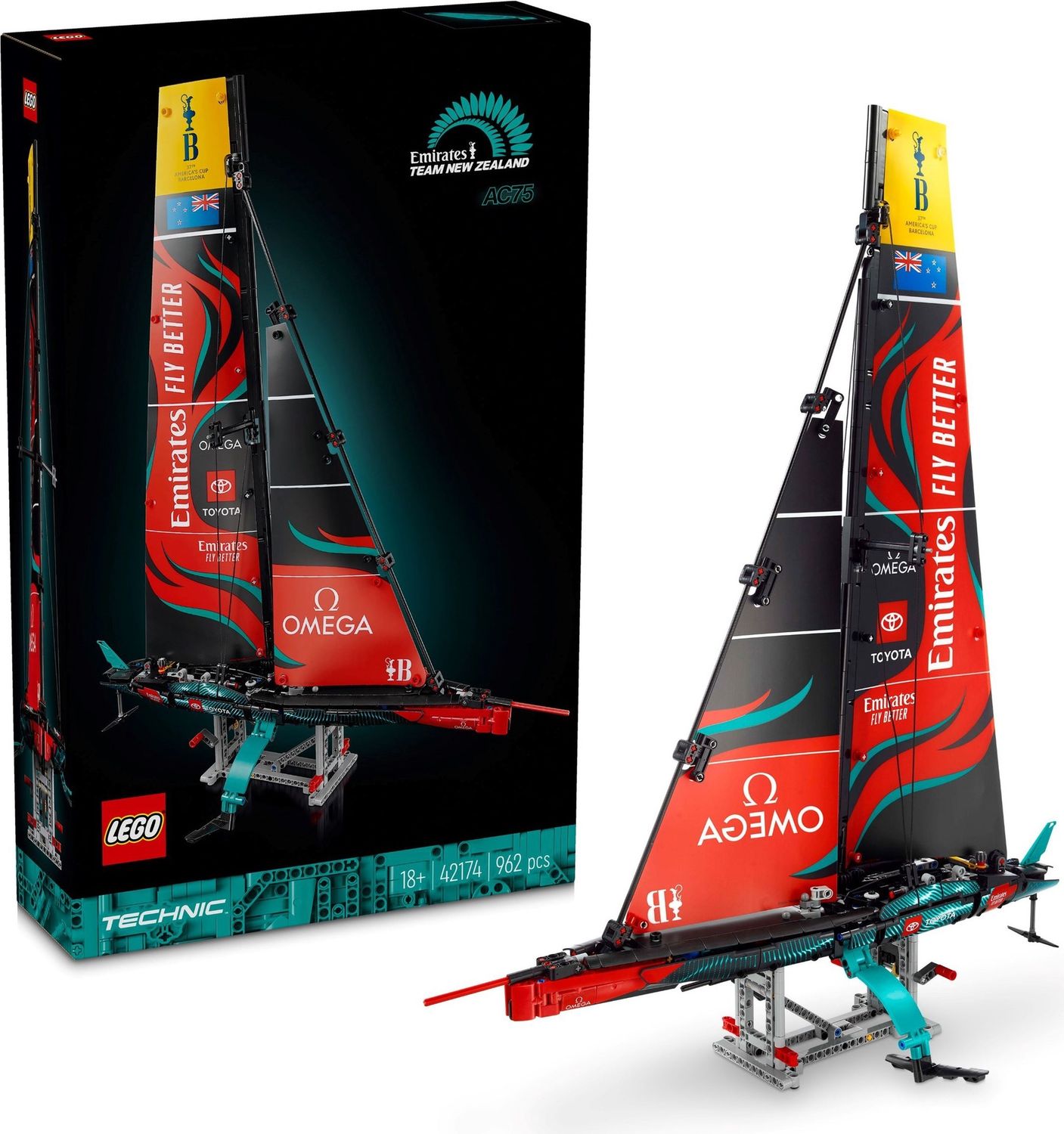 Lego Technic 42174 - Emirates Team New Zealand AC75