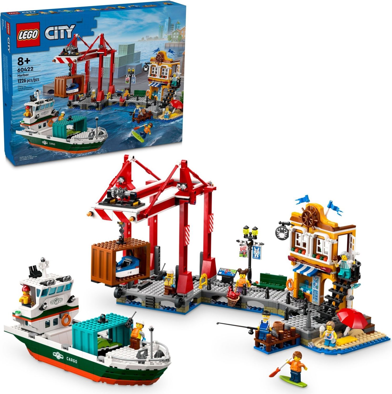 Lego City 60422 - Seaside Harbor with Cargo Ship