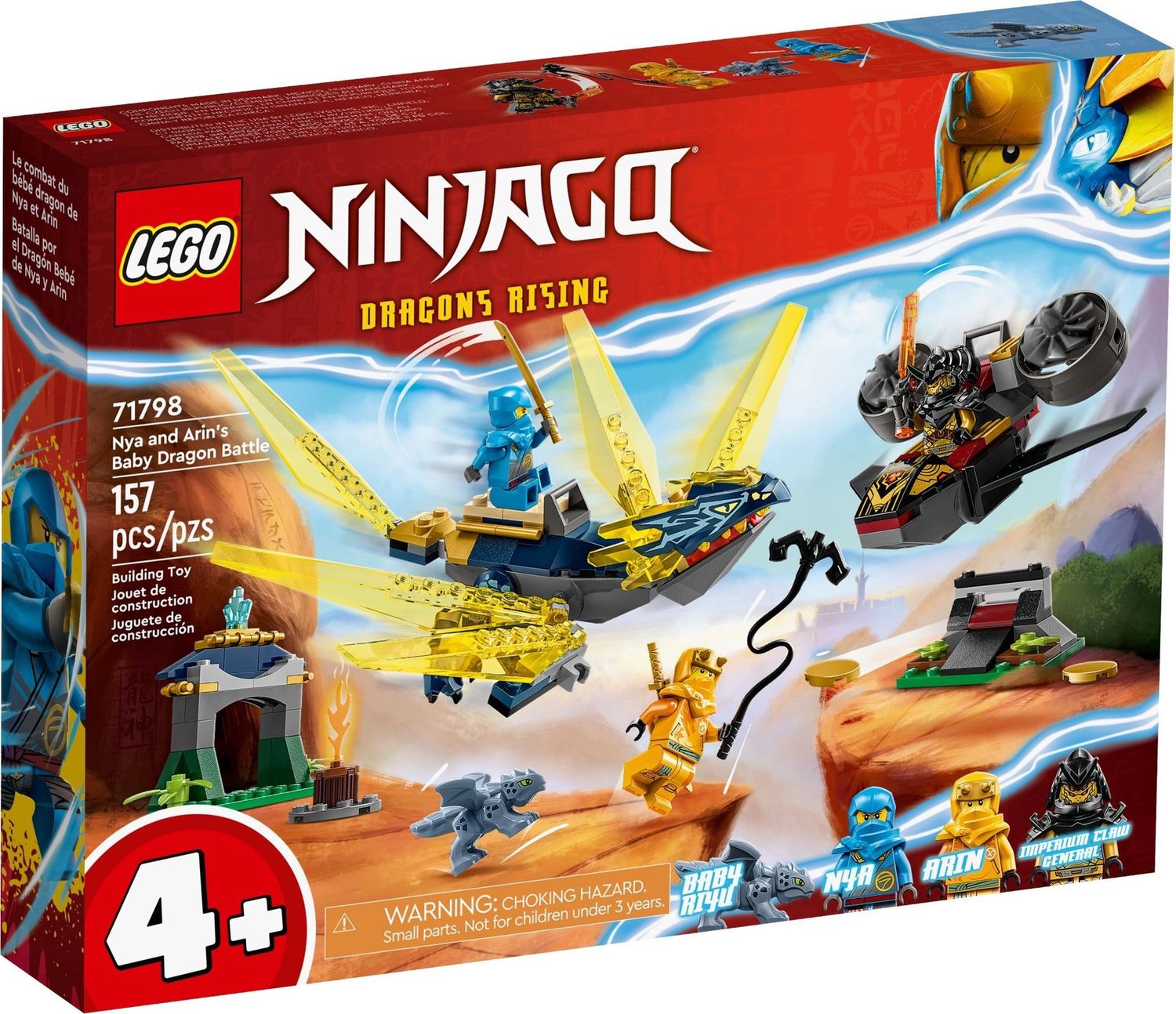 Lego Ninjago 71798 - Nya and Arin&#39;s Baby Dragon Battle